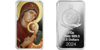 Монета икона Света Богородица